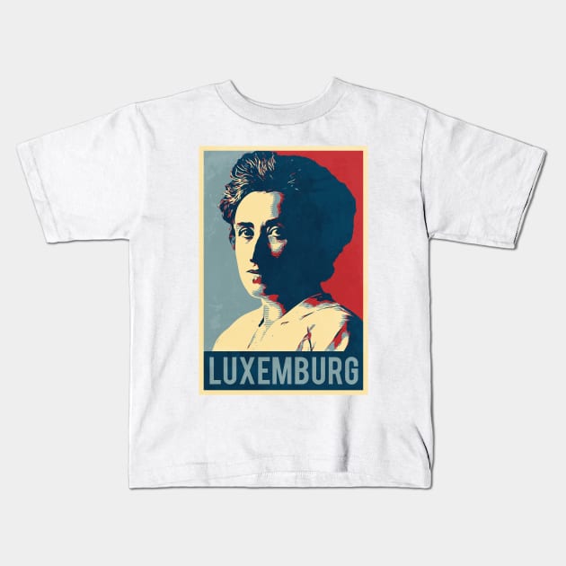 Rosa Luxemburg Kids T-Shirt by dan89